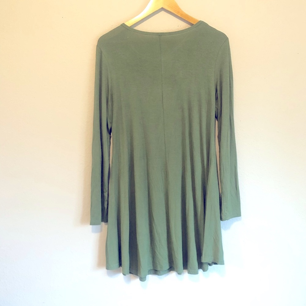 Tunic top / dress green  Medium shift